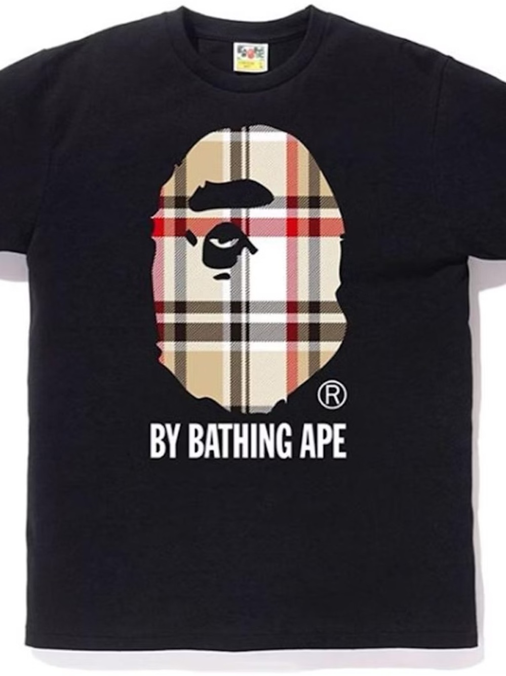 Bape x Burberry Black Tee